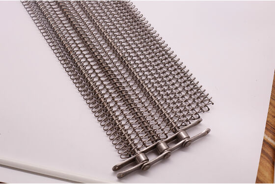 Good price Industrial Conveyor Metal Belt Large Aperture Open Solid Carbon Steel Material online
