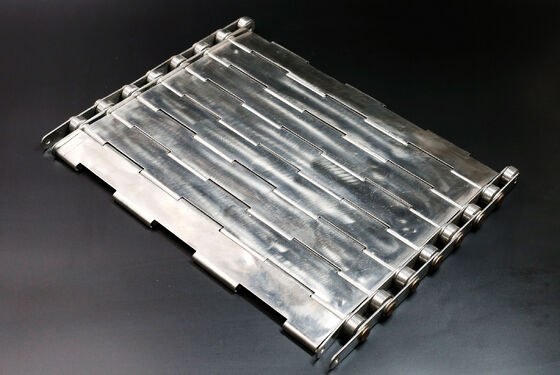 Quality Large Aperture Open Industrial Metal Mesh Conveyor Belt Solid Carbon Steel Material factory