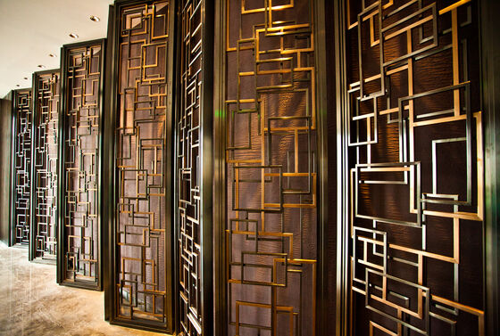 İyi fiyat Özel Logolar ve Şablonlar Dekoratif Metal Ağı Dayanıklı Epoksi Kaplama çevrimiçi