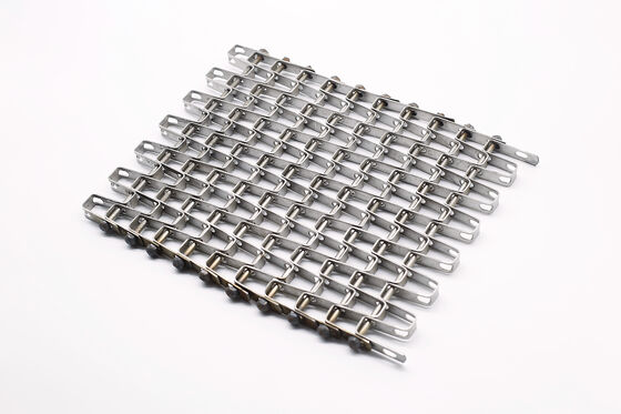 Chất lượng Động cơ tiết kiệm năng lượng chiều rộng 150-5500mm Băng tải kim loại cho sản xuất bền vững nhà máy sản xuất