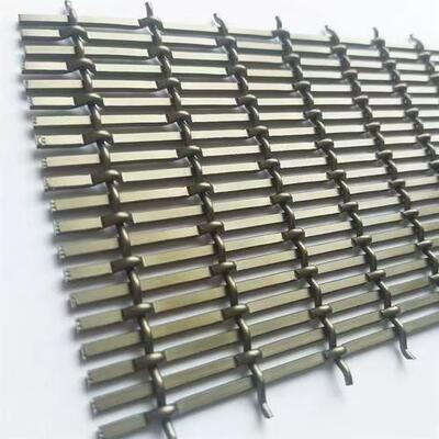 คุณภาพ ตาข่ายโลหะตกแต่งทองเหลืองพร้อมการเคลือบโบราณสำหรับโครงการที่พักอาศัยหรู โรงงาน