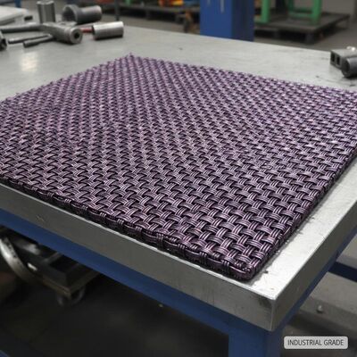 Quality Square Purple Bronze Woven Mesh Screen Ideal for Heavy Duty Screening and Protective Guarding in Industrial Environments factory
